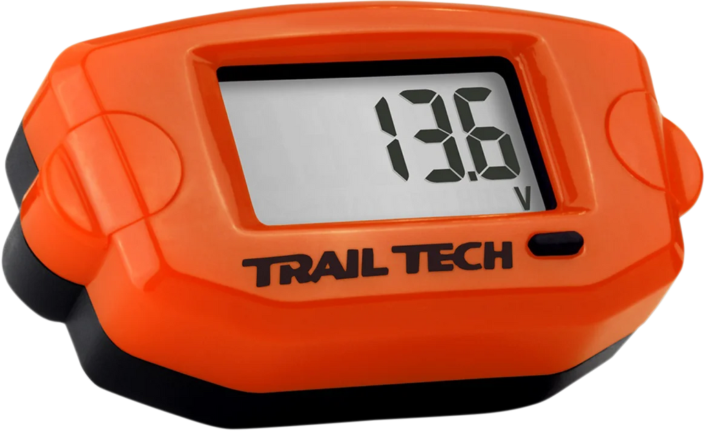 Trail Tech Voltage Meter - Black - Side View