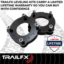 Load image into Gallery viewer, TrailFX 1-1/2 Inch Lift, Coil Spring Spacers, With Spacers/ Installation Hardware T15LL1 - Kit Contents