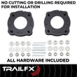 Load image into Gallery viewer, TrailFX 1-1/2 Inch Lift, Coil Spring Spacers, With Spacers/ Installation Hardware T15LL1 - Kit Contents