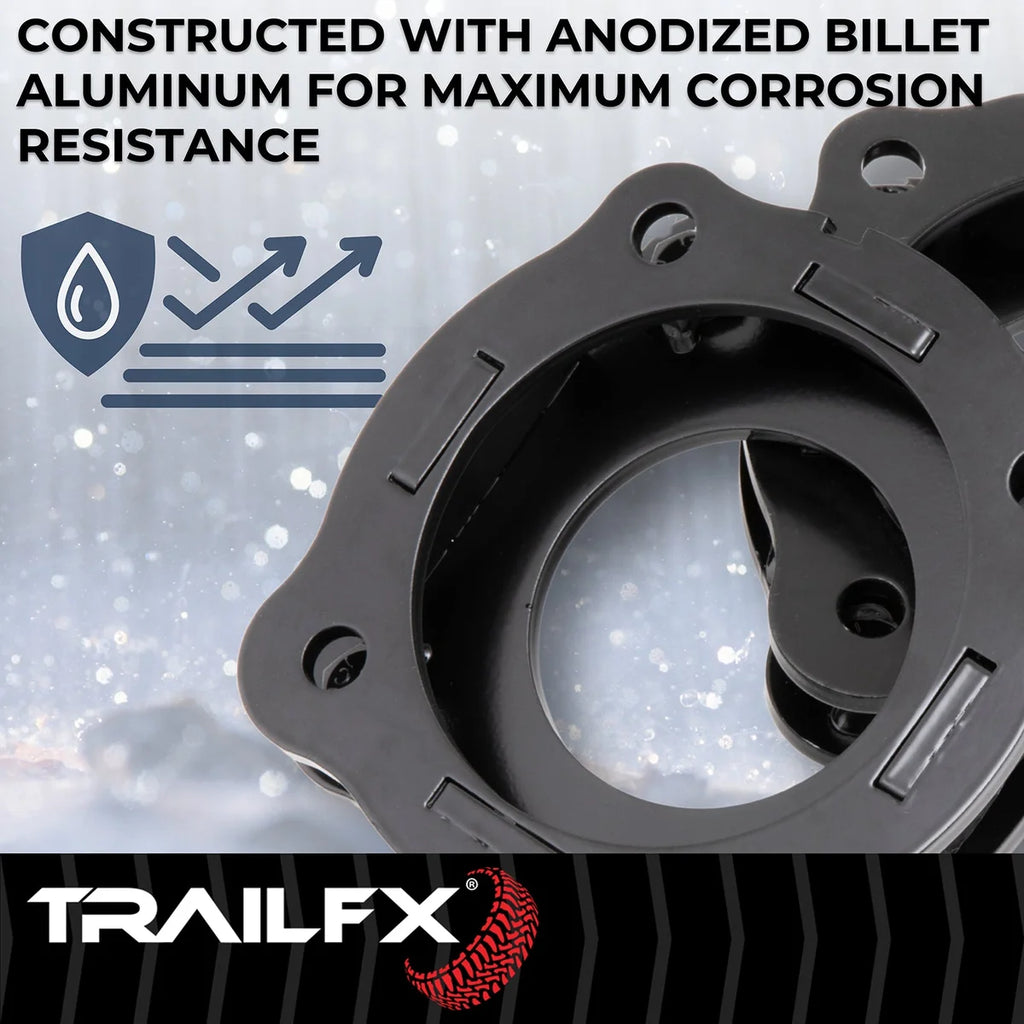 TrailFX 1-1/2 Inch Lift, Coil Spring Spacers, With Spacers/ Installation Hardware T15LL1 - Kit Contents