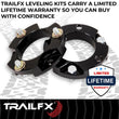 Load image into Gallery viewer, TrailFX 1-1/2 Inch Lift, Strut Assembly Spacers, With Spacers/ Installation Hardware F15LL3 - Kit Contents