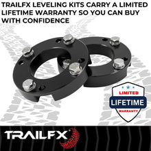 Load image into Gallery viewer, TrailFX 1-1/2 Inch Lift, Strut Assembly Spacers, With Spacers/ Installation Hardware T15LL2 - Kit Contents