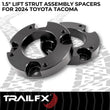 Load image into Gallery viewer, TrailFX 1-1/2 Inch Lift, Strut Assembly Spacers, With Spacers/ Installation Hardware T15LL2 - Kit Contents