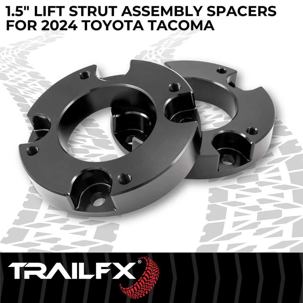 TrailFX 1-1/2 Inch Lift, Strut Assembly Spacers, With Spacers/ Installation Hardware T15LL2 - Kit Contents