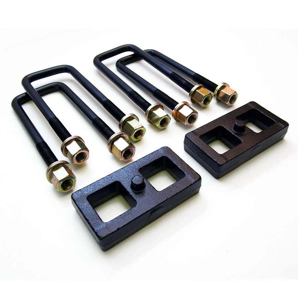 TrailFX 1 Inch Block Aluminum With 2 Blocks/ 4 U-Bolts/ Hardware T10RB1 - Main Product View