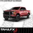 Load image into Gallery viewer, TrailFX 1-Piece, Black Textured Powder Coated, Steel E0047T - Side View