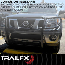 Load image into Gallery viewer, TrailFX 1-Piece, Black Textured Powder Coated, Steel E0048T - Back View