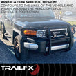 Load image into Gallery viewer, TrailFX 1-Piece, Black Textured Powder Coated, Steel E0049T - Additional View 6