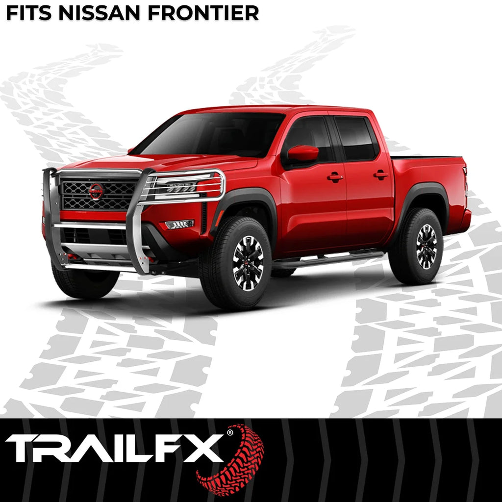 TrailFX 1-Piece, Polished, Silver, Stainless Steel E0048S - Back View
