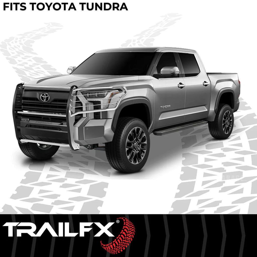 TrailFX 1-Piece, Polished, Silver, Stainless Steel E0049S - Back View
