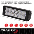 Load image into Gallery viewer, TrailFX 12 Inch x 1-1/2 Inch Width 6DRSCM - Side View