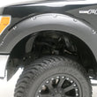 Load image into Gallery viewer, TrailFX 2 Inch Tire Coverage Smooth Black ABS Plastic Set of 4 PFFF3006S - Front View
