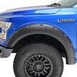 Load image into Gallery viewer, TrailFX 2 Inch Tire Coverage Textured Black ABS Plastic Set of 4 PFFF3003T - Front View