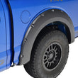 Load image into Gallery viewer, TrailFX 2 Inch Tire Coverage Textured Black ABS Plastic Set of 4 PFFF3003T - Rear View