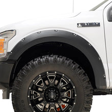 Load image into Gallery viewer, TrailFX 2 Inch Tire Coverage Textured Black ABS Plastic Set of 4 PFFF3006T - Front View