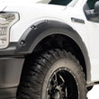 Load image into Gallery viewer, TrailFX 2 Inch Tire Coverage Textured Black ABS Plastic Set of 4 PFFF3006T - Front View