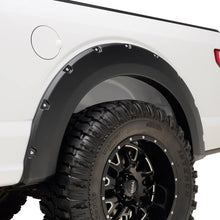 Load image into Gallery viewer, TrailFX 2 Inch Tire Coverage Textured Black ABS Plastic Set of 4 PFFF3006T - Rear View