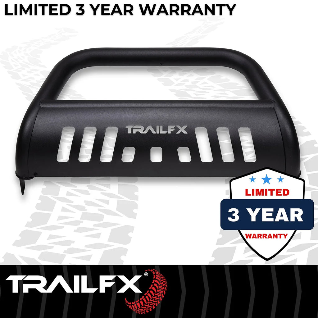 TrailFX 3 Inch Diameter, Powder Coated, Titanium Black, Steel B0046T - Side View