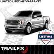Load image into Gallery viewer, TrailFX 3 Inch Round Bent 90 Degree Pol Stainless Steel W/O End Caps Rocker Panel Mount A0052S - Installation View