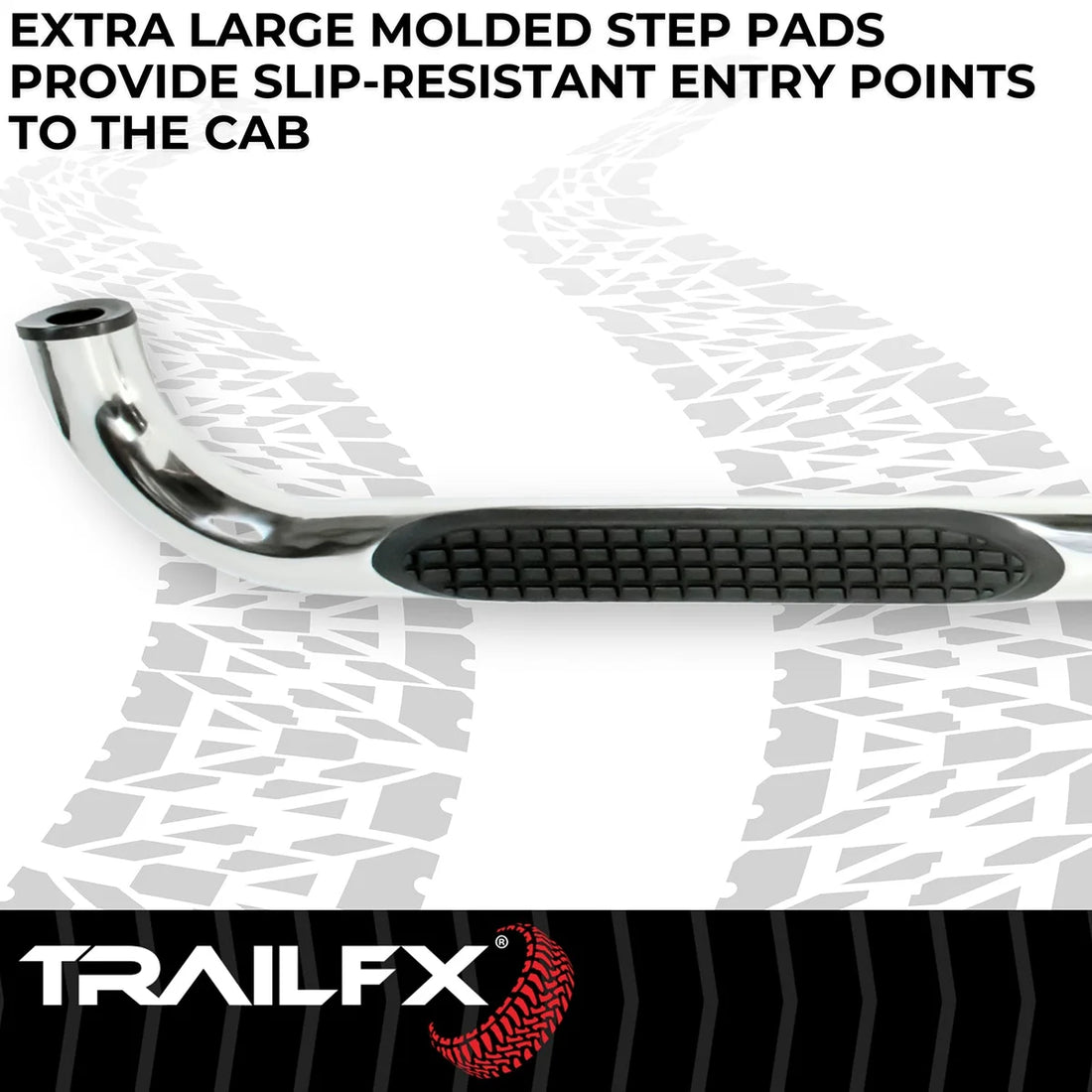 TrailFX 3 Inch Round Bent Pol Stainless Steel Without End Caps Frame Body Mount Bolts A0029S - Additional View 5