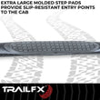 Load image into Gallery viewer, TrailFX 3 Inch Round Bent Textured Black Steel Without End Caps Frame Body Mount Bolts A0027T - Additional View 5