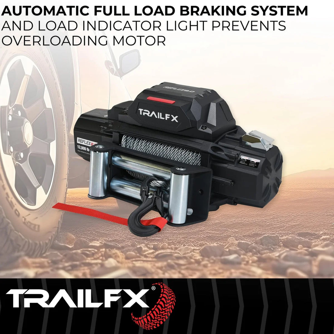 TrailFX 3 Stage Planetary Gear Drive WR212B - Back View