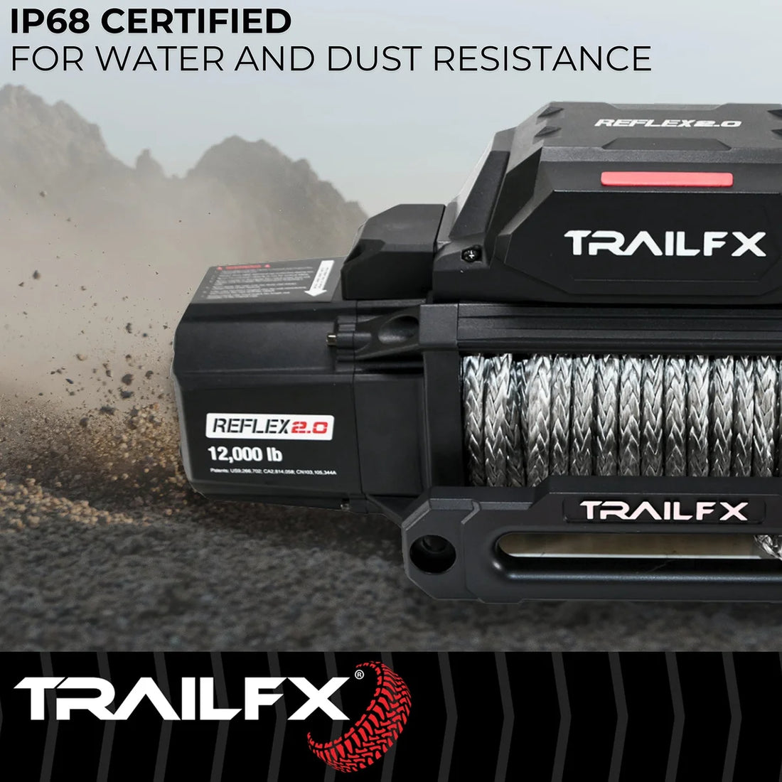 TrailFX 3 Stage Planetary Gear Drive WRS212B - Side View