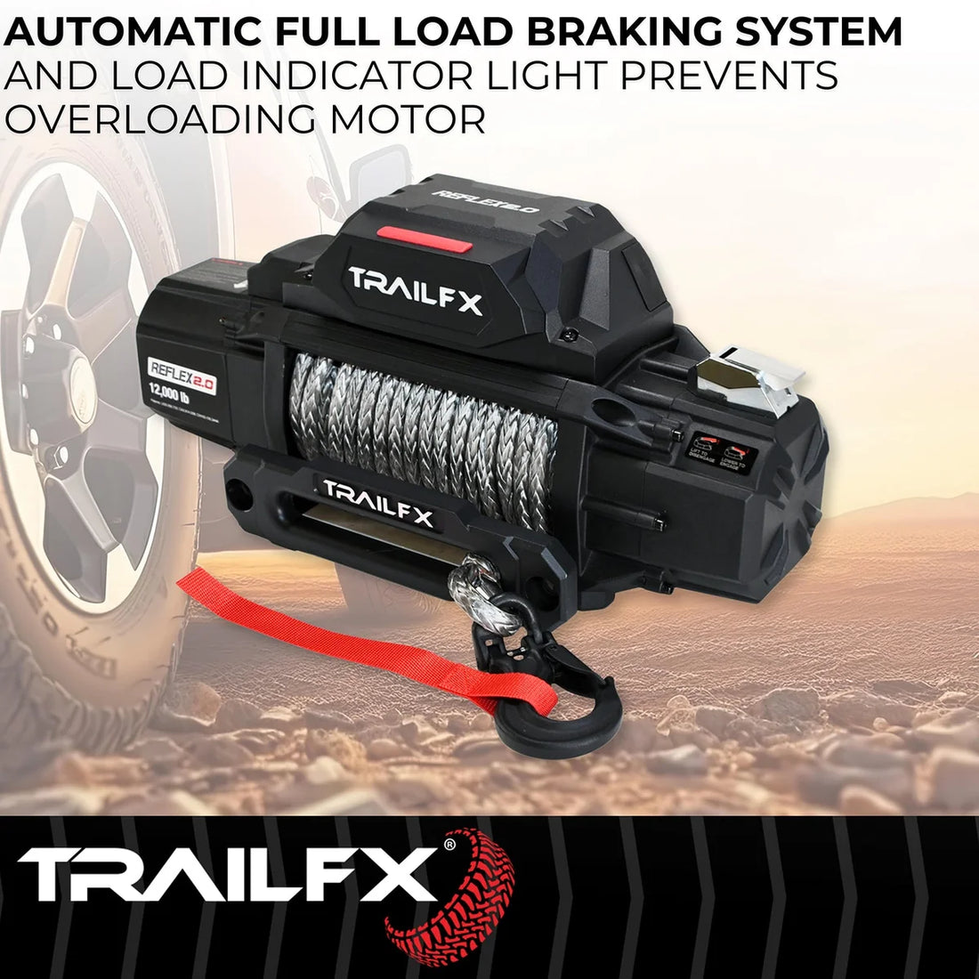 TrailFX 3 Stage Planetary Gear Drive WRS212B - Back View