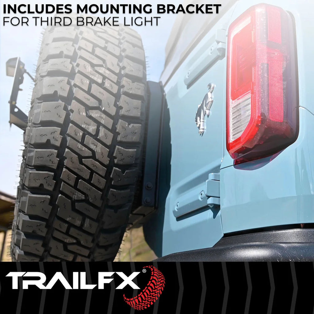 TrailFX 35 Inch Maximum Tire Size BR009T - Back View