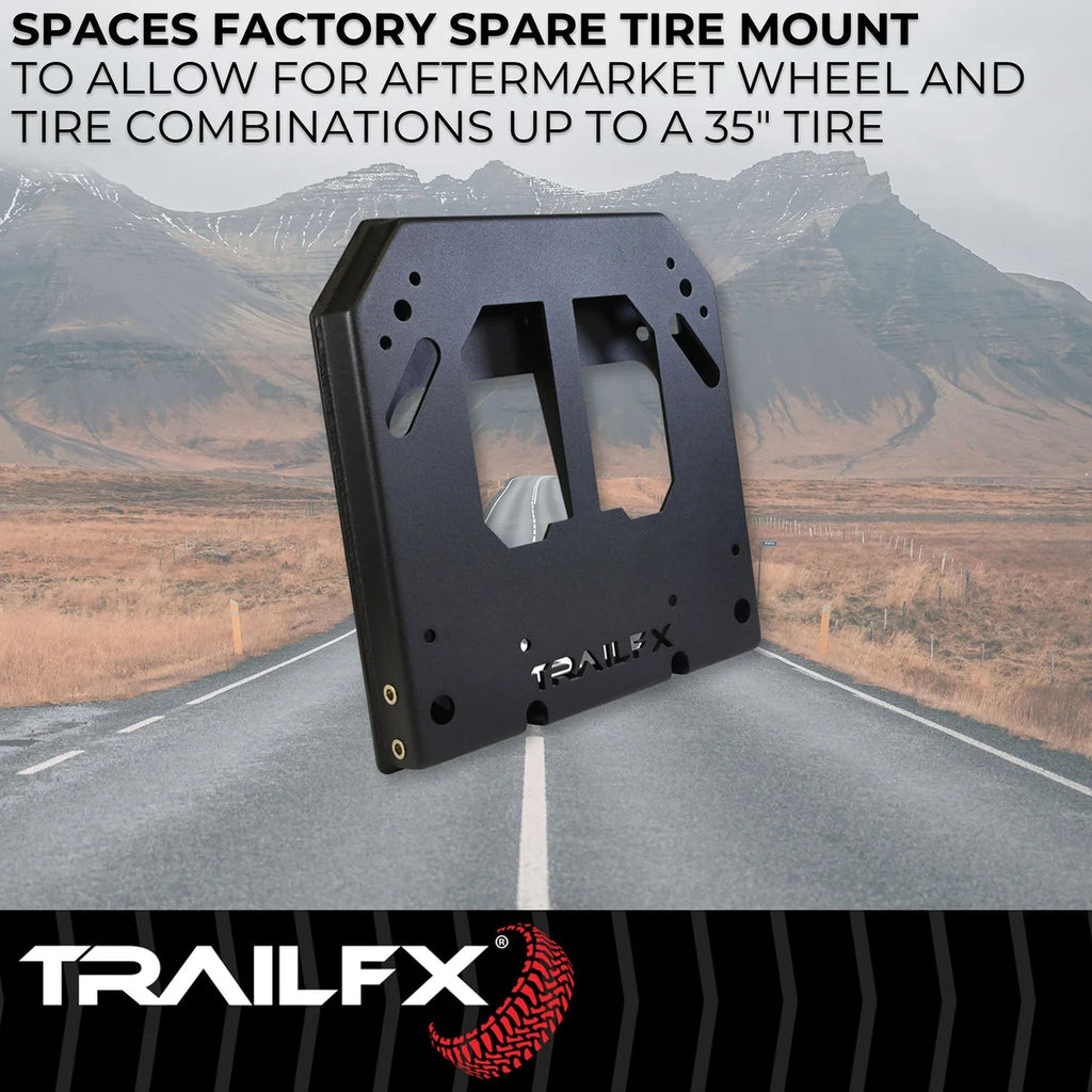 TrailFX 35 Inch Maximum Tire Size BR009T - Installation View
