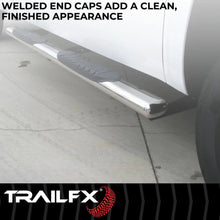 Load image into Gallery viewer, TrailFX 4 Inch Oval Straight Pol Stainless Steel Rocker Panel Mount A1511S - Additional View 7