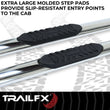 Load image into Gallery viewer, TrailFX 4 Inch Oval Straight Pol Stainless Steel Rocker Panel Mount A1529S - Additional View 6