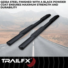 Load image into Gallery viewer, TrailFX 4 Inch Oval Straight, Rocker Panel Mount A1560T - Side View