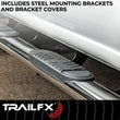 Load image into Gallery viewer, TrailFX 5 Inch Oval Bent Pol Stainless Steel Frame Body Mount Bolts A7066S - Back View