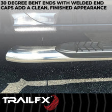 Load image into Gallery viewer, TrailFX 5 Inch Oval Bent Pol Stainless Steel Rocker Panel Mount A7063S - Additional View 7