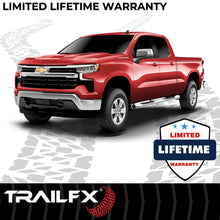 Load image into Gallery viewer, TrailFX 5 Inch Oval Bent Pol Stainless Steel Rocker Panel Mount A7064S - Side View