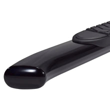 Load image into Gallery viewer, TrailFX 5 Inch Oval Bent Powder Coated Black Steel Rocker Panel Mount A7072B - Main Product View