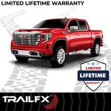 Load image into Gallery viewer, TrailFX 5 Inch Oval Straight Pol Stainless Steel Rocker Panel Mount A7036S - Side View