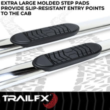 Load image into Gallery viewer, TrailFX 5 Inch Oval Straight Pol Stainless Steel Rocker Panel Mount A7036S - Additional View 5