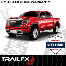 Load image into Gallery viewer, TrailFX 5 Inch Oval Straight Pol Stainless Steel Rocker Panel Mount A7038S - Side View