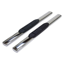 Load image into Gallery viewer, TrailFX 5 Inch Oval Straight Pol Stainless Steel Rocker Panel Mount A7040S - Main Product View