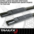 Load image into Gallery viewer, TrailFX 5 Inch Oval Straight Powder Coated Black Steel Frame Body Mount Bolts A7002B - Additional View 6