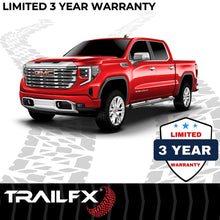 Load image into Gallery viewer, TrailFX 5 Inch Oval Straight Powder Coated Black Steel Rocker Panel Mount A7010B - Side View