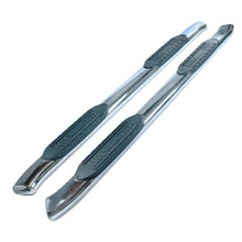 Load image into Gallery viewer, TrailFX 6 Inch Oval Bent Pol Stainless Steel Rocker Panel Mount A8239S - Main Product View