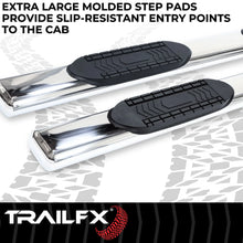 Load image into Gallery viewer, TrailFX 6 Inch Oval Straight Pol Stainless Steel Rocker Panel Mount A8244S - Additional View 6
