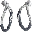 Load image into Gallery viewer, TrailFX 7/16 In Synthetic Rope 30K Lb Break Strgth/7500 Lb Work Cap Blac W/Logo Set Of 2 WA043 - Main Product View