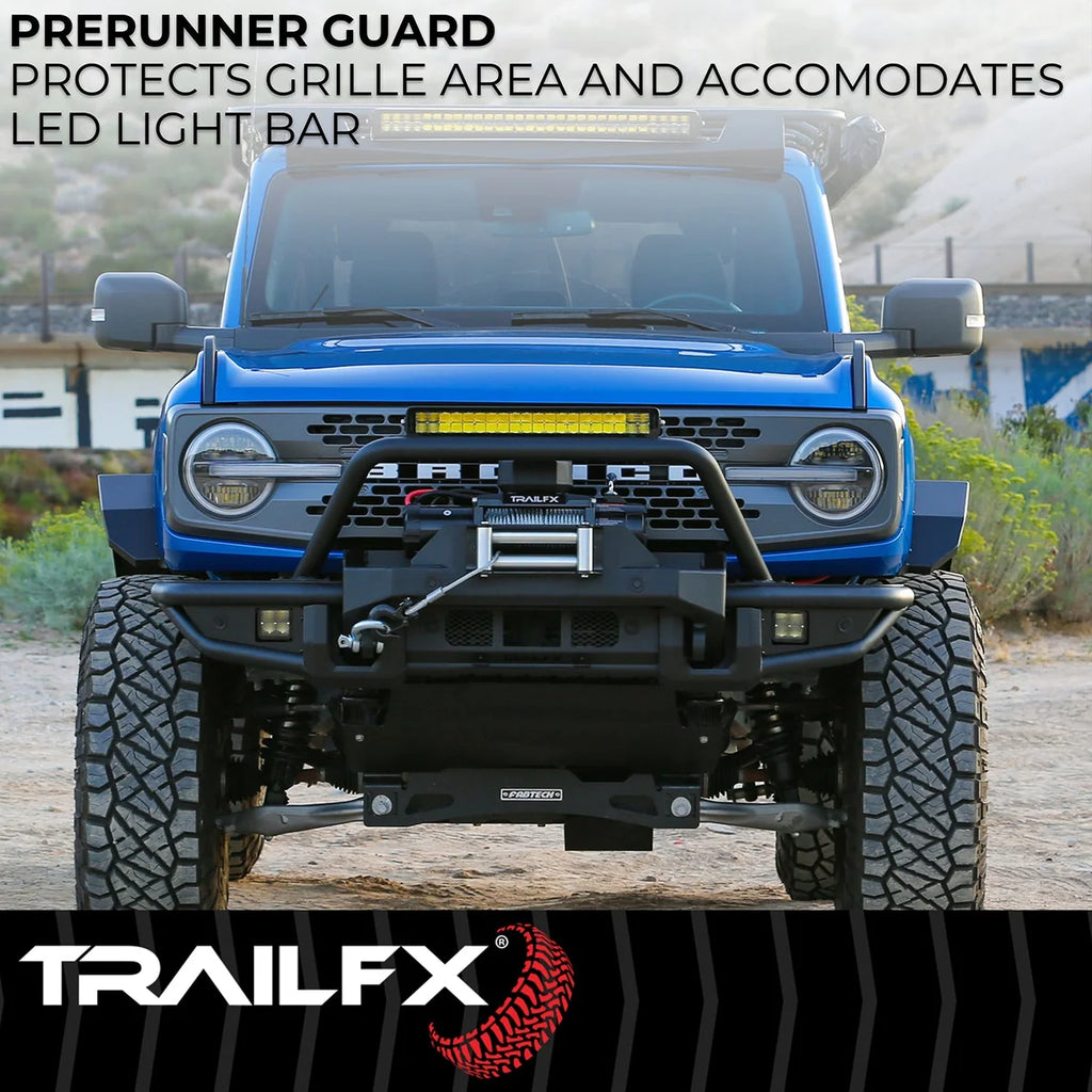 TrailFX Accomdts TrailFX 3 In LED Cube Lights And Skd Plte Sld Spratly BR002T - Front View
