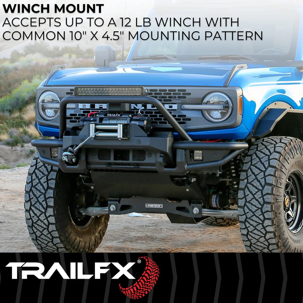 TrailFX Accomdts TrailFX 3 In LED Cube Lights And Skd Plte Sld Spratly BR002T - Front View