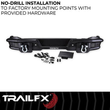 Load image into Gallery viewer, TrailFX Accommodates TrailFX 3 Inch Flush Mount LED Cube Lights Sold Separately BR004T - Rear View