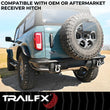 Load image into Gallery viewer, TrailFX Accommodates TrailFX 3 Inch Flush Mount LED Cube Lights Sold Separately BR004T - Rear View